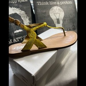 Womens size 11 yellow sandals